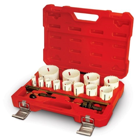 HOLEMAKER BI-METAL HOLESAW SET GENERAL ENGINEERING 16 PIECE 